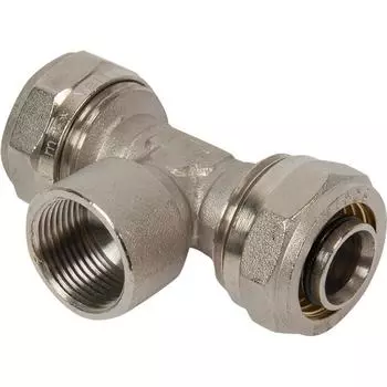 Тройник комбинированный Valtec 26x3/4"x26 мм ВР латунь VTM.332