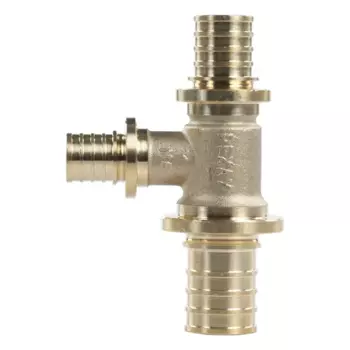 Тройник переходной Рехау 25x16x20 мм латунь