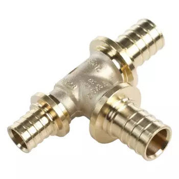 Тройник переходной Рехау 25x25x20 мм латунь