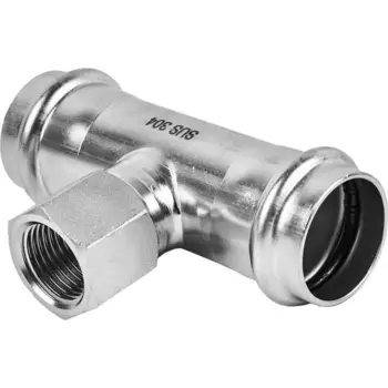 Тройник переходной Rommer 1/2"x28 мм ВПр-ВР нержавеющая сталь