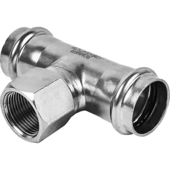 Тройник переходной Rommer 3/4"x28 мм ВПр-ВР нержавеющая сталь