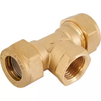 Тройник комбинированный Stahlmann 15x1/2"x15 мм ВР латунь