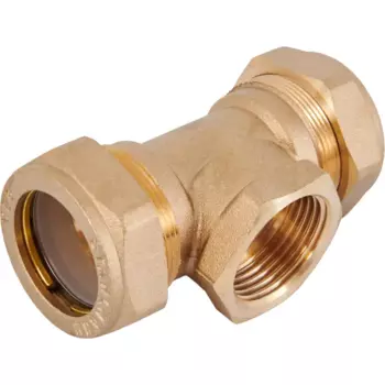 Тройник комбинированный Stahlmann 25x1"x25 мм ВР латунь