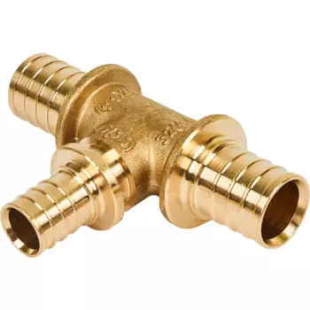 Тройник переходной Stout 32x25x32 мм латунь