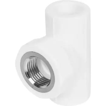 Тройник комбинированный Valtec 20x1/2"x20 мм ВР ВП полипропилен VTP.732.0.02004