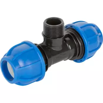 Тройник комбинированный ТПК-Аква 25x3/4"x25 мм НР полипропилен