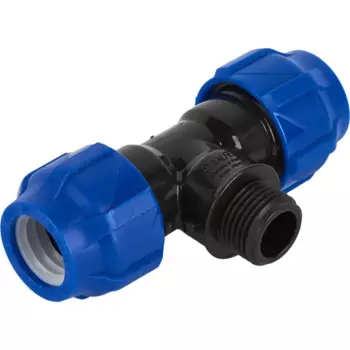 Тройник комбинированный Valfex 20x1/2"x20 мм НР полипропилен 1210022001220