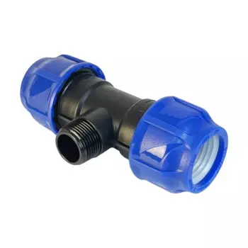 Тройник комбинированный Valfex 40x1"x40 мм НР полипропилен 1210024010040