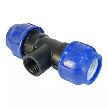 Тройник комбинированный Valfex 40x1"x40 мм ВР полипропилен 1210014010040