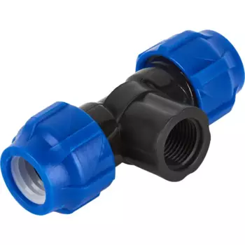 Тройник комбинированный Valfex 20x1/2"x20 мм ВР полипропилен 1210012001220