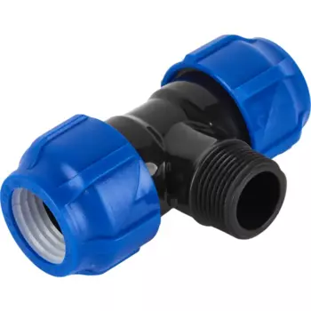 Тройник комбинированный Valfex 32x1"x32 мм НР полипропилен 1210023210032