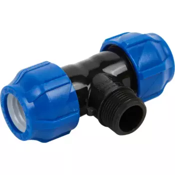 Тройник комбинированный Valfex 25x3/4"x25 мм НР полипропилен 1210022503425