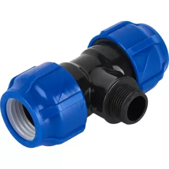 Тройник комбинированный Valfex 32x3/4"x32 мм НР полипропилен 1210023203432