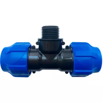 Тройник комбинированный Valfex 50x1"x50 мм НР полипропилен