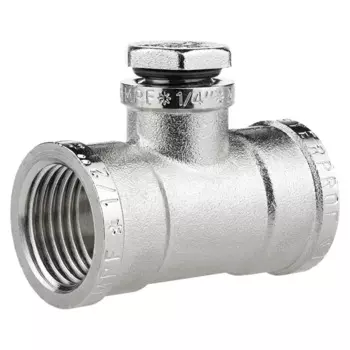 Тройник под манометр MPF 1/2"х1/4"х1/2" ВР латунь