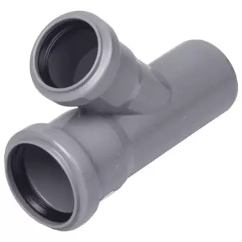 Тройник Политрон 40x40x40/45° полипропилен