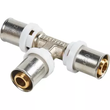 Тройник Aquasfera 16x16x16 мм латунь 027-8834