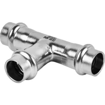 Тройник равнопроходной Rommer 15 мм ВПр нержавеющая сталь