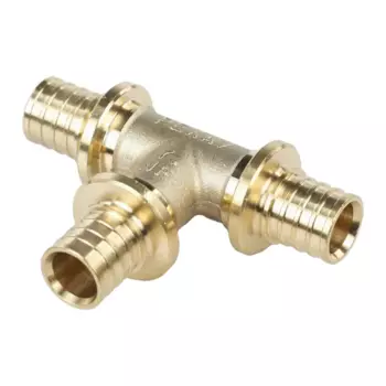 Тройник Рехау 16x16x16 мм латунь