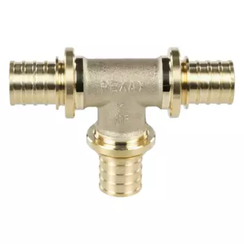 Тройник Рехау 20x20x20 мм латунь