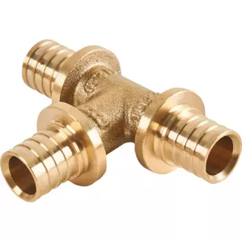 Тройник Ростерм 16x16x16 мм латунь