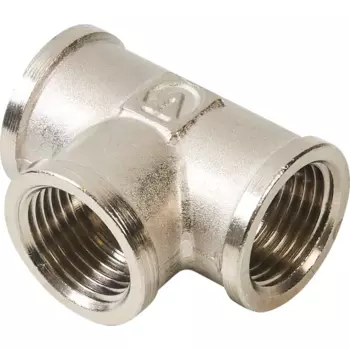 Тройник Stout 1/2"x1/2"x1/2" ВР латунь