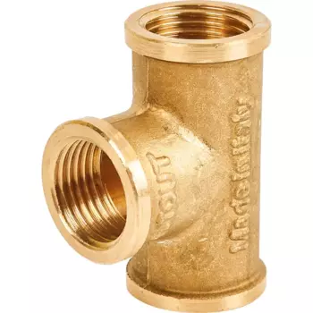 Тройник Stout 1/2"x1/2"x1/2" ВР латунь SFT-0019-000012