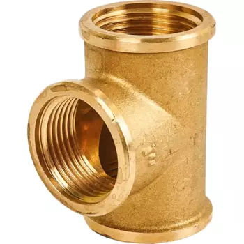 Тройник Stout 1"x1"x1" ВР латунь SFT-0019-000001