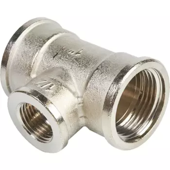 Тройник переходной 1"x1/2"x1" ВР латунь Stout SFT-0022-001121