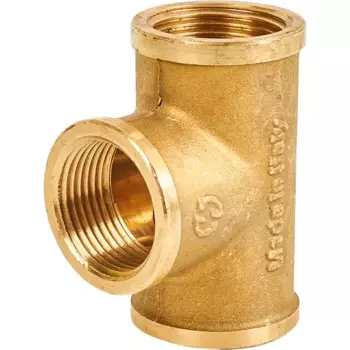 Тройник Stout 3/4"x3/4"x3/4" ВР латунь SFT-0019-000034