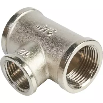 Тройник переходной 3/4"x1/2"x3/4" ВР латунь Stout SFT-0022-341234
