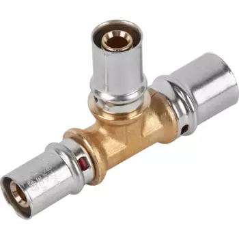 Тройник переходной Stout 20x16x16 мм ВПр латунь