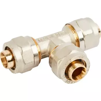 Тройник Stout 20x20x20 мм латунь