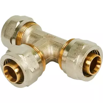 Тройник Stout 26x26x26 мм латунь