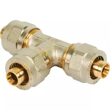 Тройник Stout 16x16x16 мм латунь