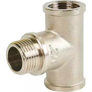 Тройник Stout 1/2"x1/2"x1/2" ВР-НР латунь