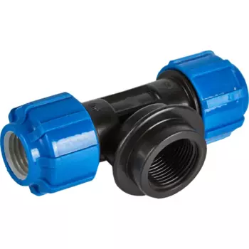 Тройник комбинированный ТПК-Аква 20x3/4"x20 мм ВР полипропилен