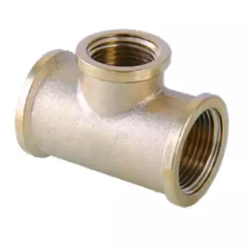 Тройник переходной Valfex 3/4"x1/2"x3/4" ВР латунь