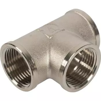 Тройник Valtec 1"x1"x1" ВР латунь VT0130N