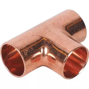 Тройник Viega 15 мм внутреннее-внутреннее-внутренее соединение, медь 100131