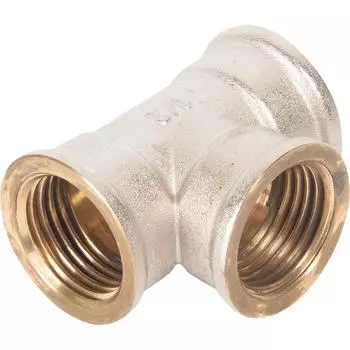 Тройник Equation 1/2"x1/2"x1/2" ВР латунь 171308