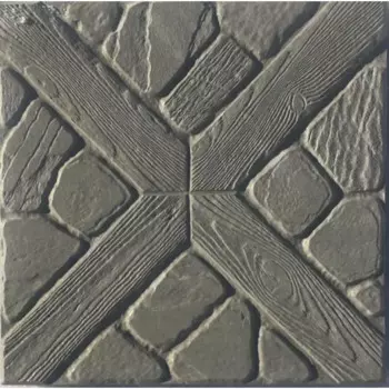 Тротуарная плитка Анапа 300x300x30 мм серый