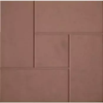 Тротуарная плитка Калифорния 300x300x30 мм коричневый