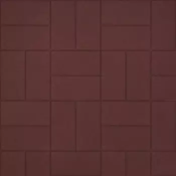 Тротуарная плитка Кирпичик 200x100x60 мм коричневый