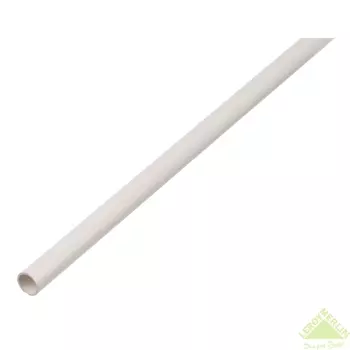 Труба Gah Alberts 10x1x2000 мм, ПВХ, цвет белый