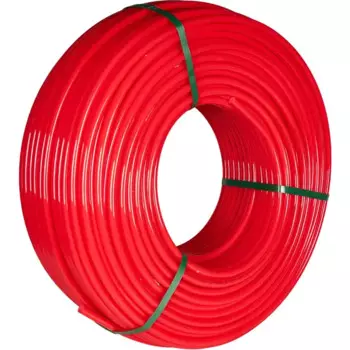 Труба из сшитого полиэтилена для отопления Rommer RPX-0002-241620D PE-Xa EVOH 16x2.0 мм PN10 бухта 240 м красная