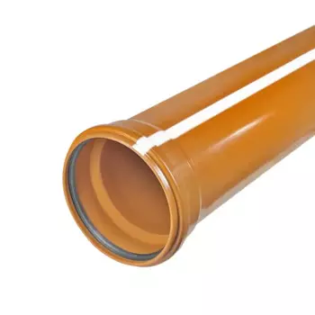 Труба канализационная наружная НК SN4 160x4.9x1000 мм полипропилен