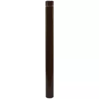 Труба круглая D90 мм 1000 мм цвет коричневый