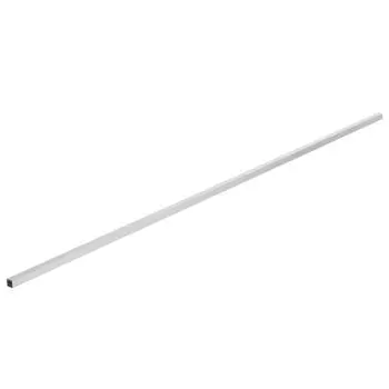 Труба квадратная 12х1.2х1000 мм, алюминий, цвет серебро