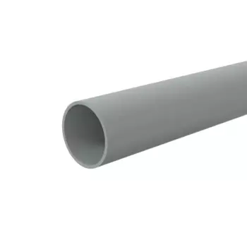 Труба Lexman ПВХ D25 мм 2 м жесткая цвет серый